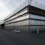Kasettendämmung Außenschale Trapezblechfassade Aluminium stucco